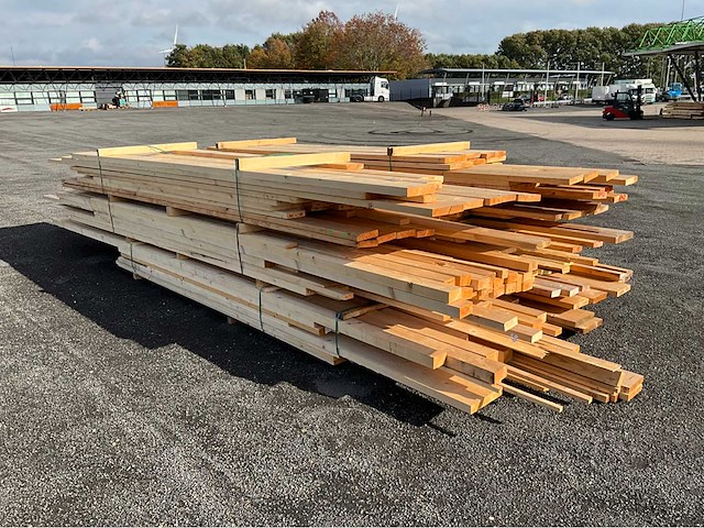 Vuren bouwhout ruw en geschaafd +/-7m3 - afbeelding 12 van  14