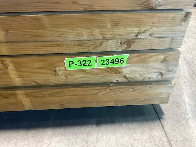 Vuren bovenregel geschaafd 450x10x3,8 cm (75x) - afbeelding 3 van  3