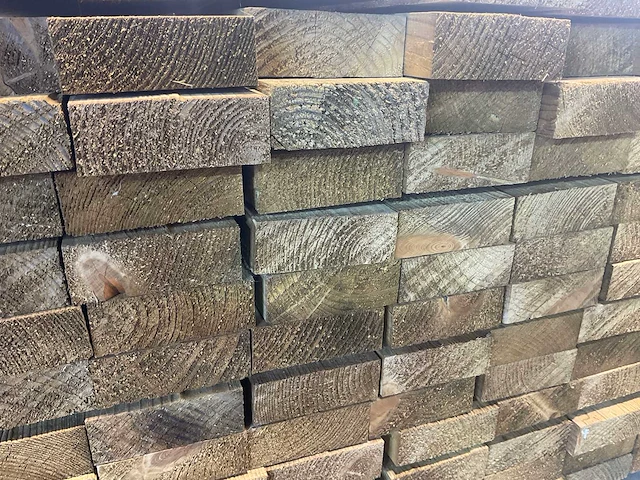 Vuren bovenregel geschaafd 450x10x3,8 cm (75x) - afbeelding 3 van  6