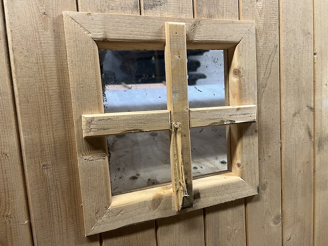 Vuren deur met glas 760x1920mm hillhout - afbeelding 2 van  4