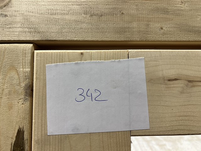 Vuren deurkozijn, rechts draaiend hillhout - afbeelding 2 van  4