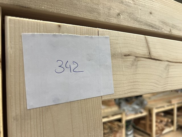 Vuren deurkozijn, rechts draaiend hillhout - afbeelding 4 van  4