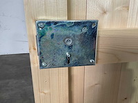 Vuren dichte deur met kozijn 76x154 cm - afbeelding 3 van  8