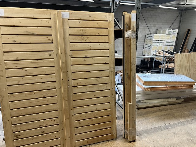 Vuren dubbel deurkozijn 1685x2010mm hillhout - afbeelding 1 van  8