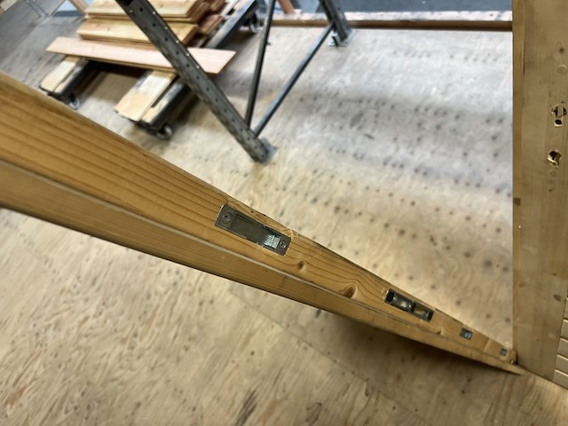 Vuren dubbel deurkozijn 1685x2010mm hillhout - afbeelding 2 van  8