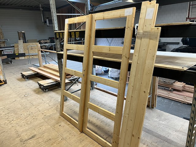 Vuren dubbel deurkozijn 1685x2010mm hillhout - afbeelding 5 van  8