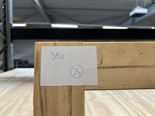 Vuren dubbel deurkozijn 1685x2010mm hillhout - afbeelding 3 van  5