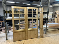 Vuren dubbel deurkozijn, excl. hang en sluitwerk hillhout - afbeelding 1 van  5