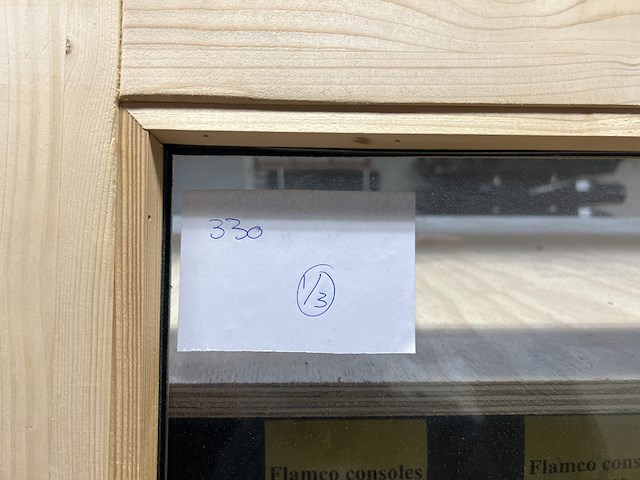 Vuren dubbel deurkozijn hillhout - afbeelding 2 van  5