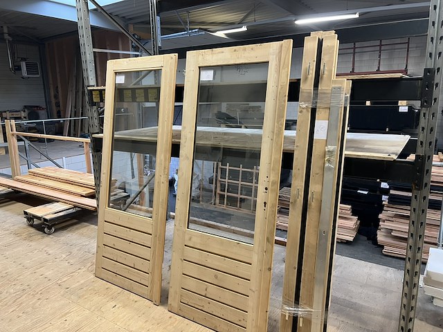 Vuren dubbel deurkozijn hillhout - afbeelding 5 van  5