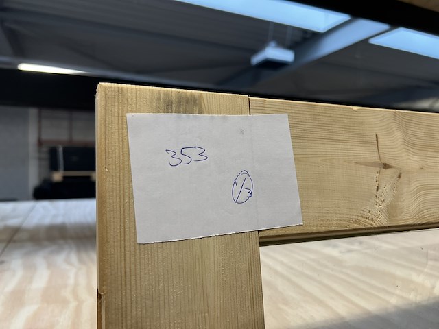 Vuren dubbel deurkozijn hillhout - afbeelding 3 van  5