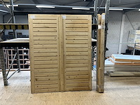 Vuren dubbel deurkozijn, incl. meerpuntsluiting hillhout - afbeelding 1 van  4