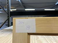 Vuren dubbel deurkozijn, zonder glas hillhout - afbeelding 3 van  5