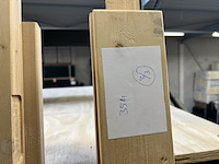 Vuren dubbel deurkozijn, zonder glas hillhout - afbeelding 5 van  5