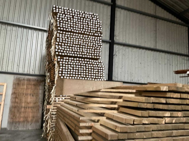 Vuren geïmpregneerde balk 250x3x6 cm (20x) - afbeelding 3 van  8