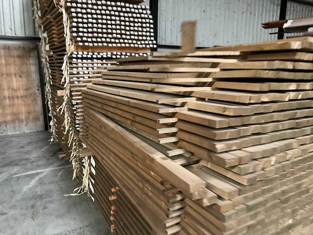 Vuren geïmpregneerde balk 250x3x6 cm (40x) - afbeelding 2 van  8