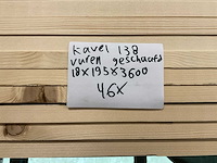 Vuren geschaafd 18x195x3600 mm (46x) - afbeelding 4 van  5