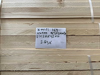 Vuren geschaafd 21x28x4200 mm (285x) - afbeelding 8 van  8
