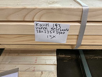 Vuren geschaafd 38x235x540 mm (15x) - afbeelding 4 van  4