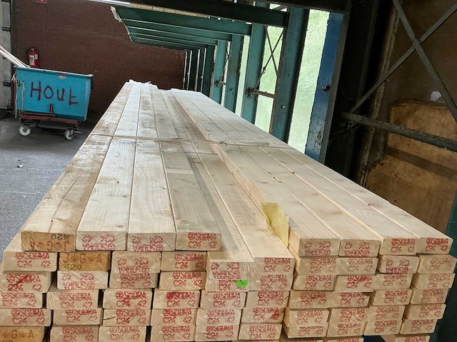 Vuren geschaafd 38x89x4200 mm (66x) - afbeelding 6 van  7