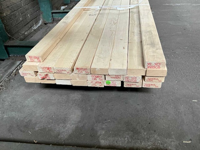 Vuren geschaafd 38x89x5400 mm (26x) - afbeelding 5 van  7