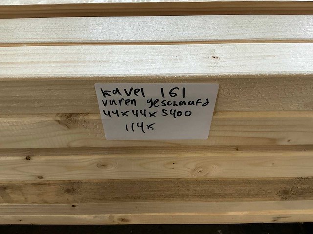 Vuren geschaafd 44x44x5400 mm (114x) - afbeelding 7 van  7