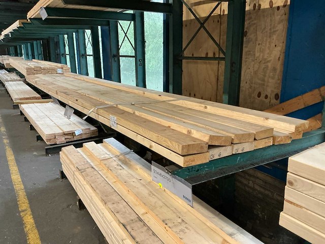 Vuren geschaafd 45x145x4800 mm (11x) - afbeelding 1 van  7