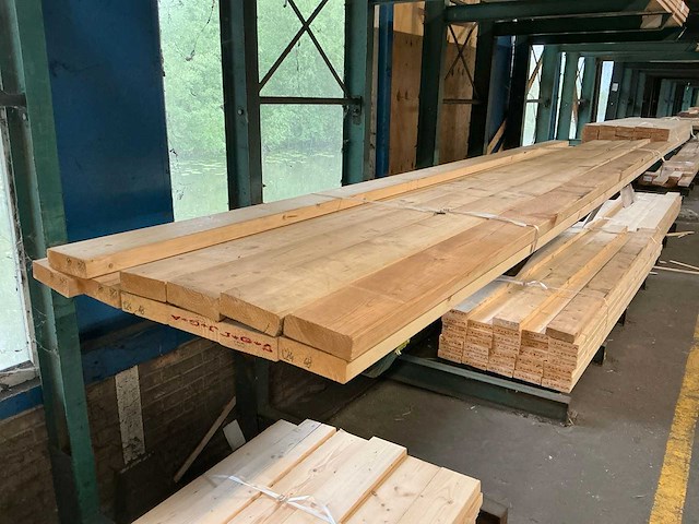 Vuren geschaafd 45x145x4800 mm (11x) - afbeelding 3 van  7
