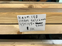 Vuren geschaafd 45x145x4800 mm (11x) - afbeelding 7 van  7