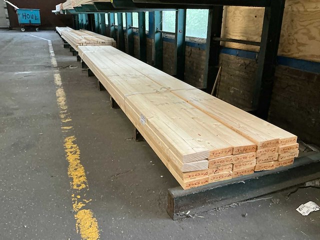 Vuren geschaafd 5400x44x145 mm (40x) - afbeelding 1 van  2