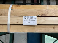 Vuren geschaafd 58x155x4200 mm (19x) - afbeelding 4 van  4