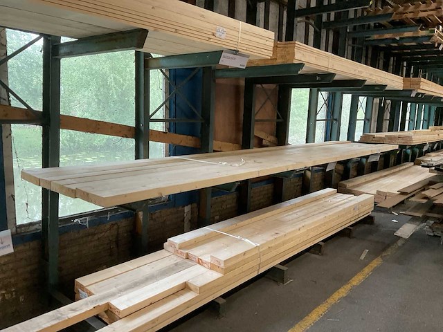 Vuren geschaafd 58x155x54 mm (7x) - afbeelding 1 van  3