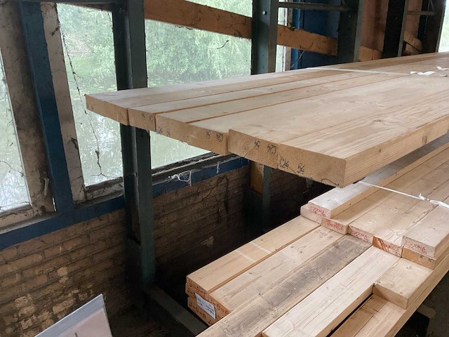 Vuren geschaafd 58x155x54 mm (7x) - afbeelding 2 van  3
