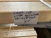 Vuren geschaafd 58x155x54 mm (7x) - afbeelding 3 van  3