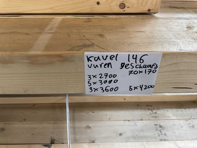 Vuren geschaafd diverse afmetingen (16x) - afbeelding 6 van  6