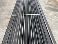 Vuren gevelbekleding buitenhoek zwart 305x8,5x3,2 cm (94x) - afbeelding 5 van  8