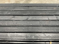 Vuren gevelbekleding channel sliding zwart 305x18x1,8 cm (28x) - afbeelding 4 van  11