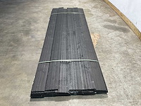 Vuren gevelbekleding channel sliding zwart 305x18x1,8 cm (28x) - afbeelding 6 van  10