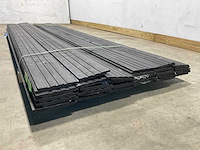 Vuren gevelbekleding channel sliding zwart 305x18x1,8 cm (28x) - afbeelding 9 van  10