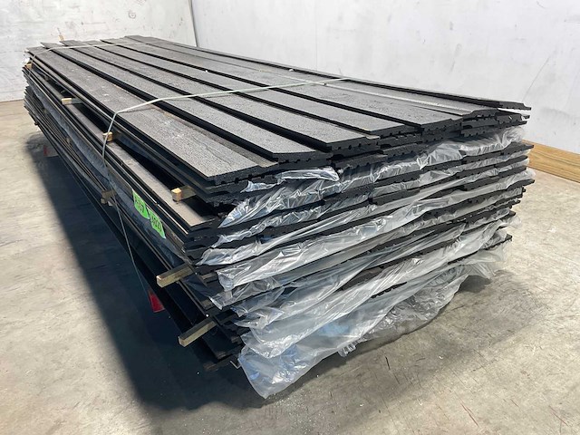 Vuren gevelbekleding halfhouts rabat zwart - 305x13,6x1,8 cm (136x) - afbeelding 5 van  8