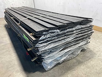 Vuren gevelbekleding halfhouts rabat zwart - 305x13,6x1,8 cm (136x) - afbeelding 5 van  8