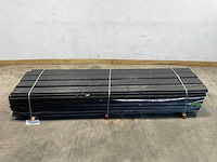 Vuren gevelbekleding startprofiel zwart - 305x18x3 cm (57x)