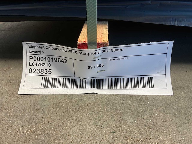 Vuren gevelbekleding startprofiel zwart - 305x18x3 cm (57x) - afbeelding 6 van  6