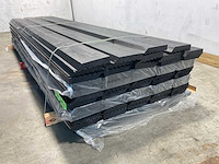 Vuren gevelbekleding startprofiel zwart - 305x18x3 cm (57x) - afbeelding 1 van  3