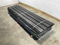 Vuren gevelbekleding startprofiel zwart - 305x18x3 cm (57x) - afbeelding 1 van  9