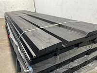 Vuren gevelbekleding startprofiel zwart - 305x18x3 cm (57x) - afbeelding 3 van  9