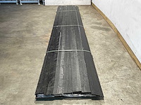 Vuren gevelbekleding zweeds rabat zwart 490x13,6x0,9-2,2cm (32x) - afbeelding 6 van  10