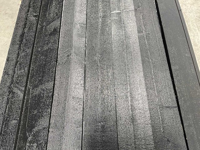 Vuren gevelbekleding zweeds rabat zwart 490x13,6x0,9-2,2cm (32x) - afbeelding 7 van  10