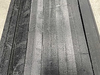Vuren gevelbekleding zweeds rabat zwart 490x13,6x0,9-2,2cm (32x) - afbeelding 7 van  10