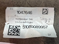 Vuren glasdeur dubbel voor tuinhuis - afbeelding 2 van  6